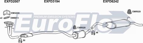 EuroFlo FDCOUR18D 7001A - Система випуску ОГ autocars.com.ua