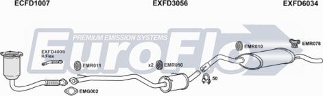 EuroFlo FDCOUR18D 7004A - Система випуску ОГ autocars.com.ua