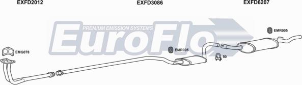 EuroFlo FDESC16 1004 - Система випуску ОГ autocars.com.ua