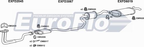 EuroFlo FDFIE13 1008A - Система випуску ОГ autocars.com.ua