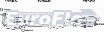 EuroFlo FDFIE18D 1011A - Система випуску ОГ autocars.com.ua