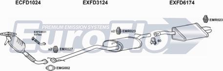 EuroFlo FDFOC18D 1001A - Система випуску ОГ autocars.com.ua