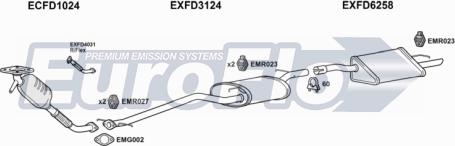 EuroFlo FDFOC18D 2001A - Система випуску ОГ autocars.com.ua