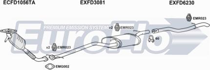 EuroFlo FDFOC18D 2011C - Система випуску ОГ autocars.com.ua