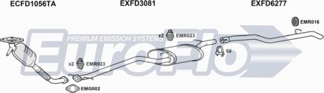 EuroFlo FDFOC18D 3008B - Система випуску ОГ autocars.com.ua