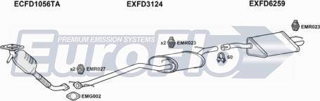EuroFlo FDFOC18D 3011A - Система випуску ОГ autocars.com.ua