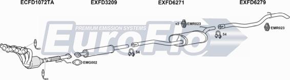 EuroFlo FDFOC20 2008B - Система випуску ОГ autocars.com.ua