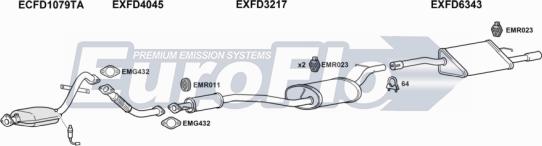 EuroFlo FDFOC20 3008 - Система випуску ОГ autocars.com.ua