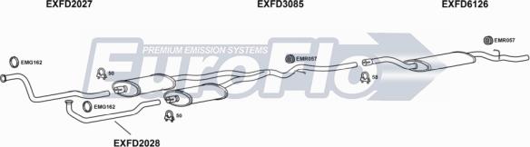 EuroFlo FDGRA28 3001 - Система випуску ОГ autocars.com.ua