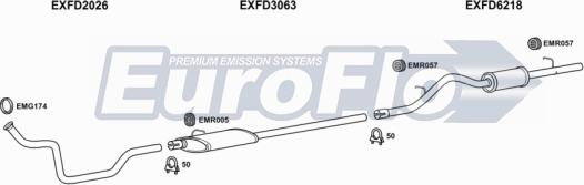 EuroFlo FDTRA16 7001B - Система випуску ОГ autocars.com.ua