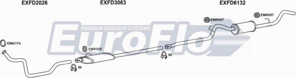 EuroFlo FDTRA16 7001E - Система випуску ОГ autocars.com.ua
