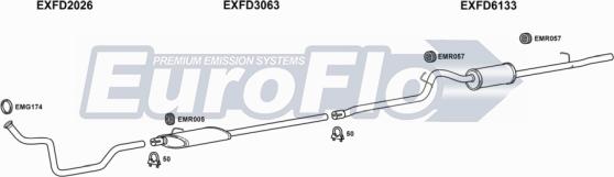 EuroFlo FDTRA16 7001F - Система випуску ОГ autocars.com.ua