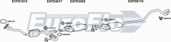 EuroFlo FDTRA20 7018D - Система випуску ОГ autocars.com.ua