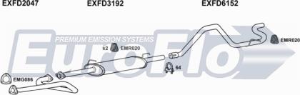 EuroFlo FDTRA25D 7018A - Система випуску ОГ autocars.com.ua