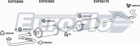 EuroFlo FDTRAT25D 7001F - Система випуску ОГ autocars.com.ua