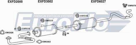 EuroFlo FDTRAT25D 7001J - Система випуску ОГ autocars.com.ua