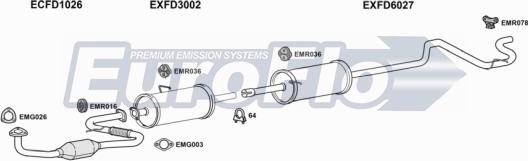 EuroFlo FDTRAT25D 7001M - Система випуску ОГ autocars.com.ua