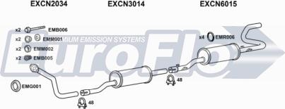 EuroFlo FTDUC19D 7001 - Система випуску ОГ autocars.com.ua