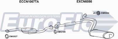 EuroFlo FTDUC28D 7008B - Система випуску ОГ autocars.com.ua