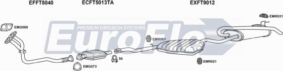EuroFlo FTMAR16 3001E - Система випуску ОГ autocars.com.ua