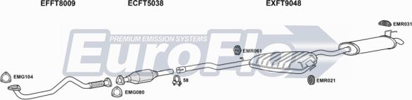 EuroFlo FTMAR19D 3008A - Система випуску ОГ autocars.com.ua