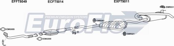 EuroFlo FTMAR20 3004 - Система випуску ОГ autocars.com.ua