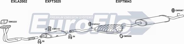 EuroFlo FTTEM18 2001 - Система випуску ОГ autocars.com.ua