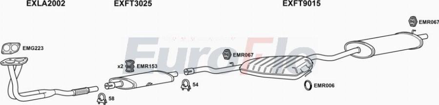 EuroFlo FTTIP18 1001A00 - Система випуску ОГ autocars.com.ua