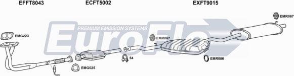 EuroFlo FTTIP18 1001C - Система випуску ОГ autocars.com.ua