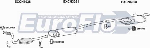 EuroFlo FTULY20 6004B - Система випуску ОГ autocars.com.ua