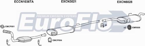 EuroFlo FTULY20 6004C - Система випуску ОГ autocars.com.ua