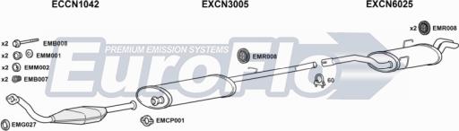 EuroFlo FTULY20D 6004A - Система випуску ОГ autocars.com.ua