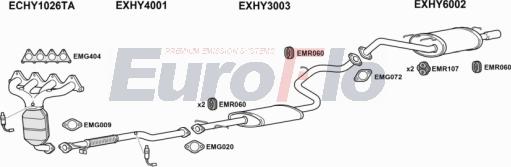 EuroFlo HYACC16 2001 - Система випуску ОГ autocars.com.ua