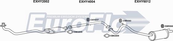 EuroFlo HYSTE16 2001C - Система випуску ОГ autocars.com.ua