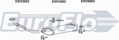 EuroFlo IVDAI23D 7005C - Система випуску ОГ autocars.com.ua