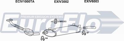 EuroFlo IVDAI23D 7005D - Система випуску ОГ autocars.com.ua