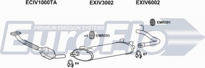 EuroFlo IVDAI23D 7005B - Система випуску ОГ autocars.com.ua