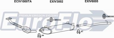 EuroFlo IVDAI23D 7005F - Система випуску ОГ autocars.com.ua