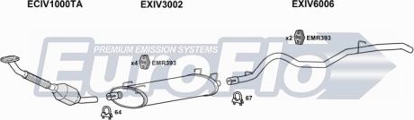 EuroFlo IVDAI23D 7005H - Система випуску ОГ autocars.com.ua