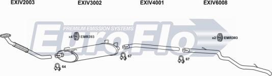 EuroFlo IVDAI23D 7005J - Система випуску ОГ autocars.com.ua