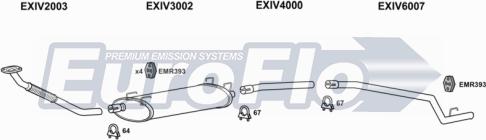 EuroFlo IVDAI23D 7005N - Система випуску ОГ autocars.com.ua