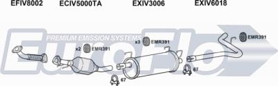 EuroFlo IVDAI23D 7009D - Система випуску ОГ autocars.com.ua