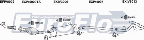 EuroFlo IVDAI23D 7009E - Система випуску ОГ autocars.com.ua