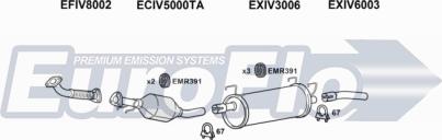 EuroFlo IVDAI23D 7009G - Система випуску ОГ autocars.com.ua