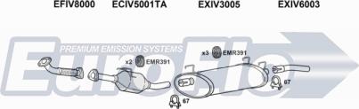 EuroFlo IVDAI23D 7009H - Система випуску ОГ autocars.com.ua