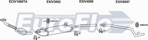 EuroFlo IVDAI28D 9018F - Система випуску ОГ autocars.com.ua