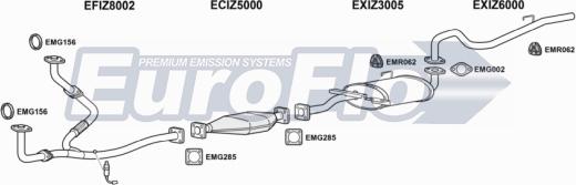 EuroFlo IZTRO32 3001B - Система випуску ОГ autocars.com.ua