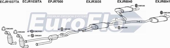 EuroFlo JRSTY27D 2001B - Система випуску ОГ autocars.com.ua