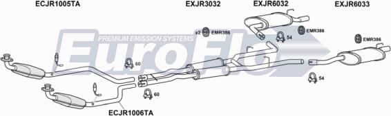 EuroFlo JRSTY30 2001B - Система випуску ОГ autocars.com.ua