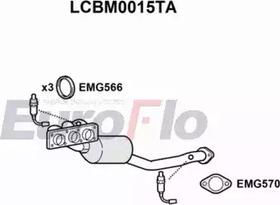 EuroFlo LCBM0015TA - Каталізатор autocars.com.ua